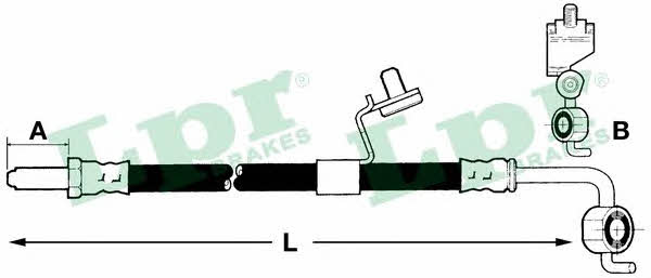 LPR 6T46225 Brake Hose 6T46225