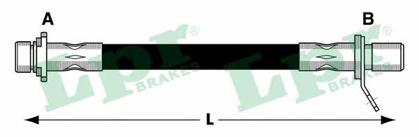 LPR 6T47436 Brake Hose 6T47436 6T47436 LPR Brake Hose