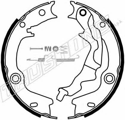 Trusting 046.223K Parking brake shoes 046223K