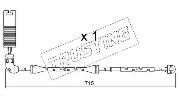 Trusting SU.155 Warning contact, brake pad wear SU155