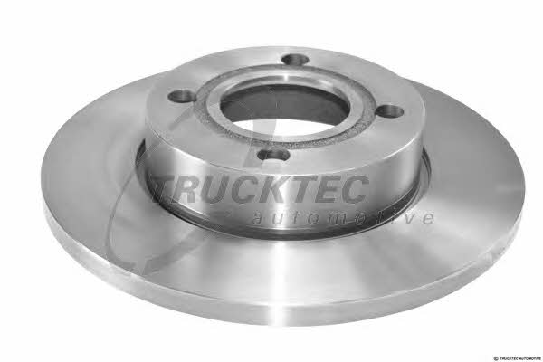 Trucktec 07.35.027 Unventilated front brake disc 0735027