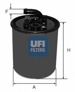 Ufi 24.416.00 Fuel filter 2441600