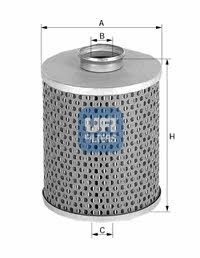 Ufi 25.427.00 Hydraulic filter 2542700