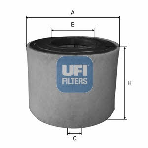 Air filter Ufi 27.A54.00