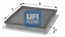 Ufi 30.258.00 Air filter 3025800
