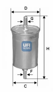 Ufi 31.718.00 Fuel filter 3171800