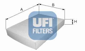 Ufi 53.002.00 Filter, interior air 5300200