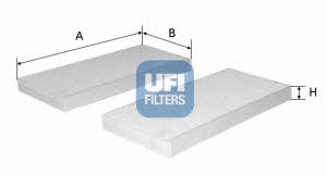 Ufi 53.228.00 Filter, interior air 5322800