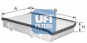 Ufi 53.049.00 Filter, interior air 5304900