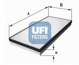 Ufi 53.052.00 Filter, interior air 5305200