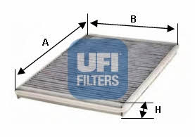 Ufi 54.116.00 Activated Carbon Cabin Filter 5411600