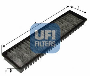 Ufi 54.137.00 Activated Carbon Cabin Filter 5413700