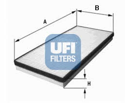 Ufi 53.092.00 Filter, interior air 5309200