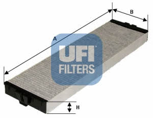 Ufi 54.157.00 Activated Carbon Cabin Filter 5415700
