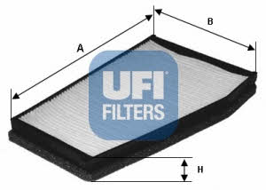 Ufi 53.133.00 Filter, interior air 5313300