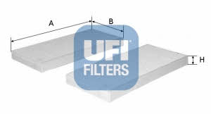 Ufi 53.154.00 Filter, interior air 5315400