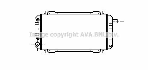 AVA FD2114 Radiator, engine cooling FD2114