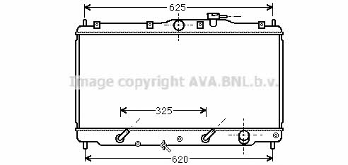 AVA HD2017 Radiator, engine cooling HD2017