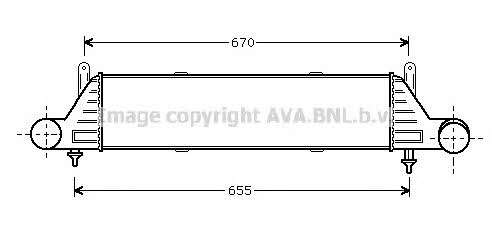 AVA MS4260 Intercooler, charger MS4260