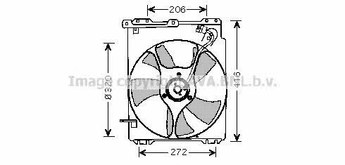 AVA SU7511 Hub, engine cooling fan wheel SU7511