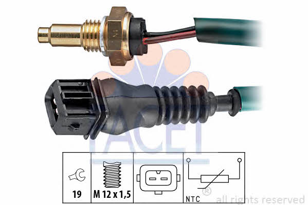 Facet 7.3237 Coolant temperature sensor 73237