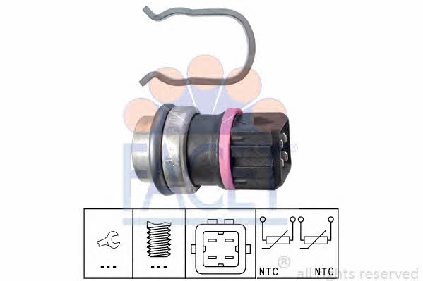 Facet 7.3353 Coolant temperature sensor 73353