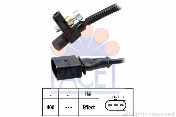 Facet 9.0447 Camshaft position sensor 90447