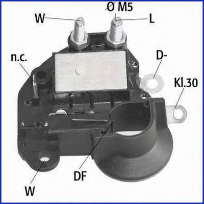 Alternator regulator Fiat Marea: 130796 Huco Generator regulator
