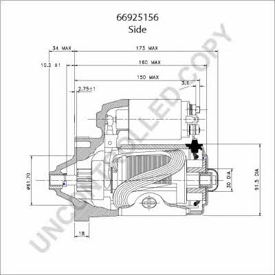 Starter Prestolite electric 66925156