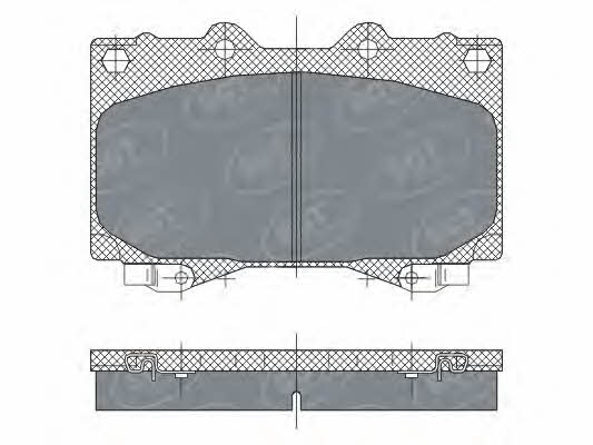 SCT SP 270 PR Brake Pad Set, disc brake SP270PR