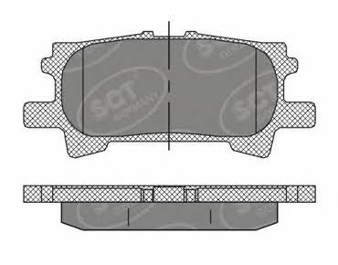 SCT SP 394 PR Brake Pad Set, disc brake SP394PR