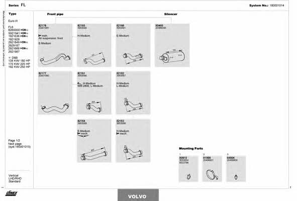 180001014 Dinex Exhaust system