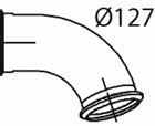 Dinex 21278 Exhaust pipe 21278