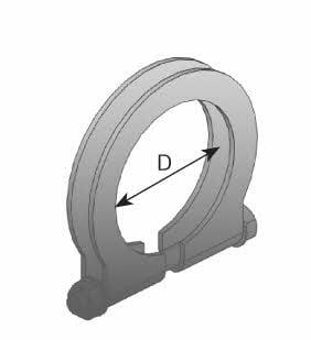Exhaust clamp Iveco: 28865 Dinex Exhaust clamp