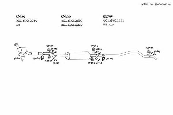  350000030_03 Exhaust system 35000003003