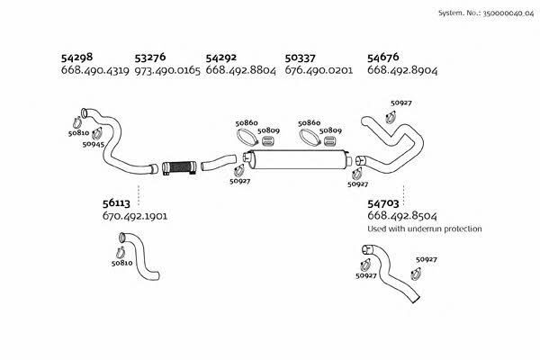 35000004004 Dinex Exhaust system