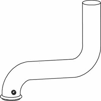 Dinex 68519 Exhaust pipe 68519