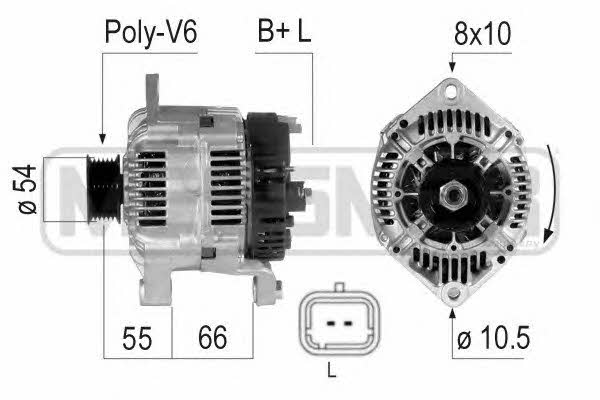 Era 210570 Alternator 210570