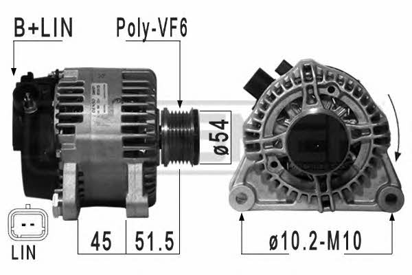 Era 210946 Alternator 210946