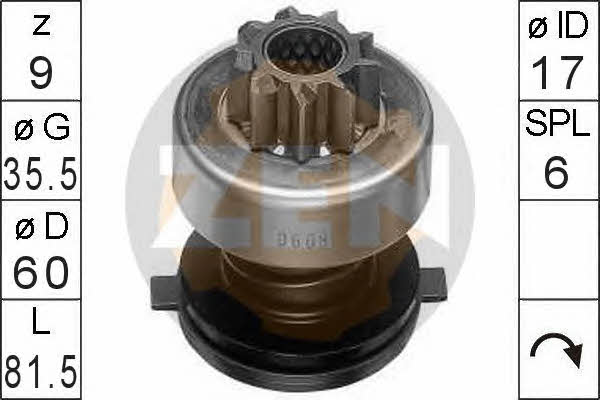 Era 225246 Freewheel gear, starter 225246