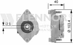 Flennor FA99010 V-ribbed belt tensioner (drive) roller FA99010