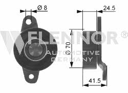 Flennor FS22914 V-ribbed belt tensioner (drive) roller FS22914