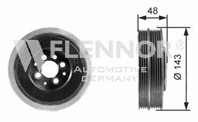 Flennor FVD99537 Pulley crankshaft FVD99537