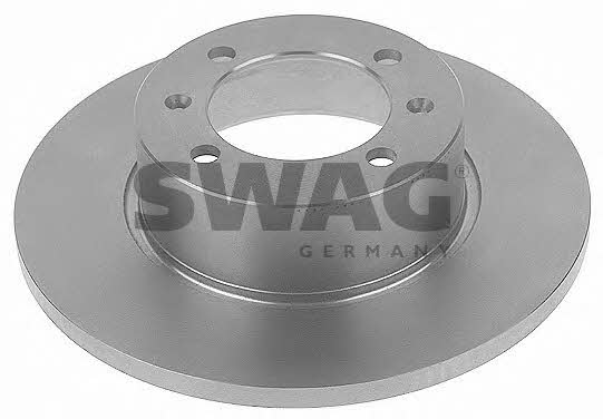 SWAG 57 91 0787 Unventilated front brake disc 57910787