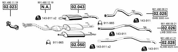 ME012421 Asmet Exhaust system