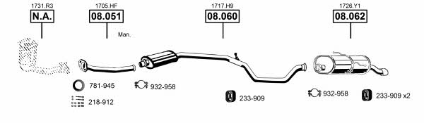 PE081565 Asmet Exhaust system