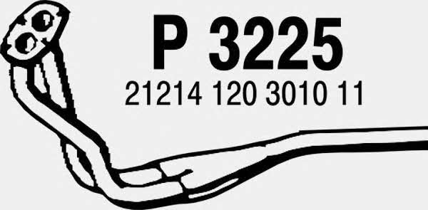 Fenno P3225 Exhaust pipe P3225