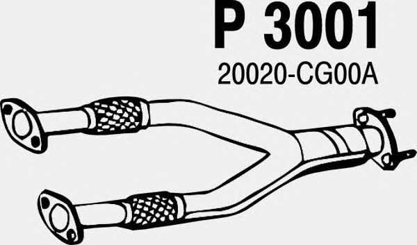 Fenno P3001 Exhaust pipe P3001