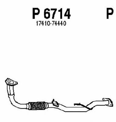 Fenno P6714 Exhaust pipe P6714