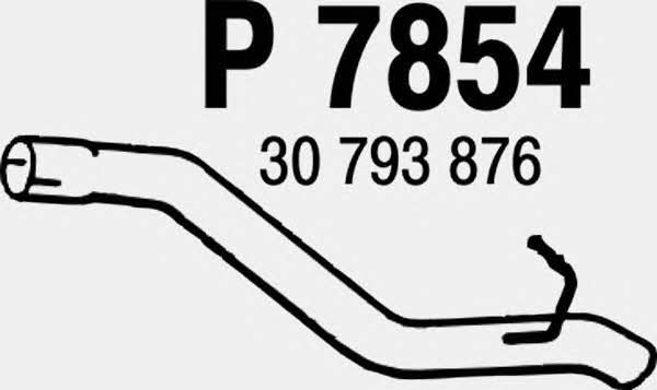 Fenno P7854 Exhaust pipe P7854